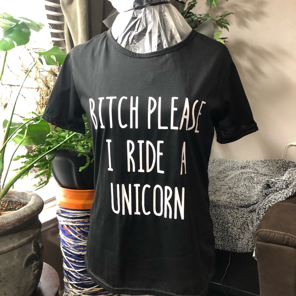 Black Printed Tshirt